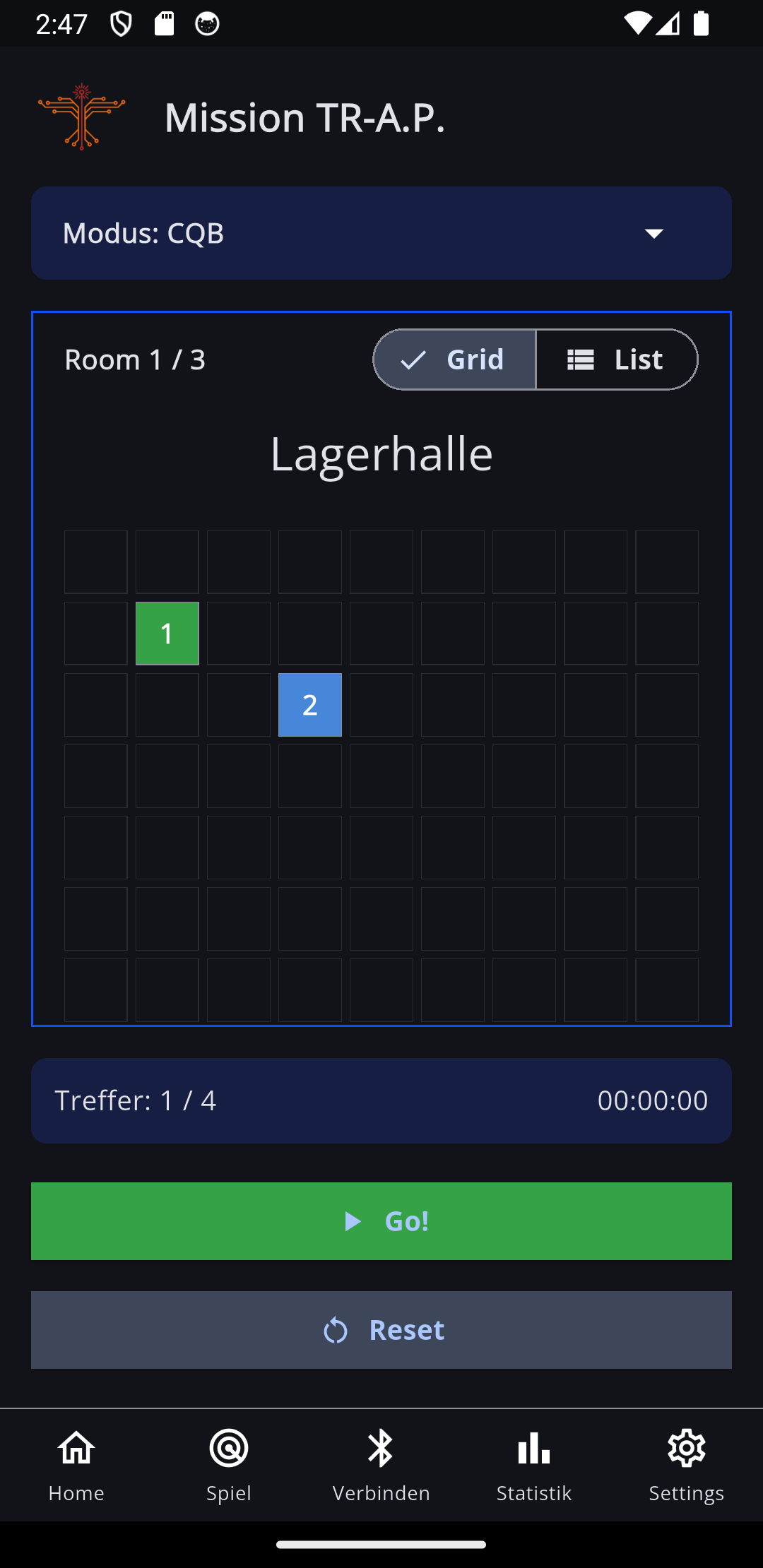 Spiel-Bildschirm